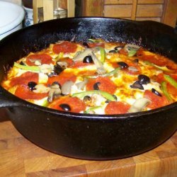 Super Bowl Pizza-In-A-Pan