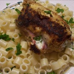 Chicken Rollatini With Cheese, Ham & Spinach