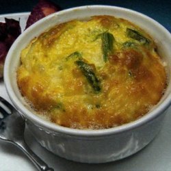 Low Fat Cheese and Asparagus Soufflé