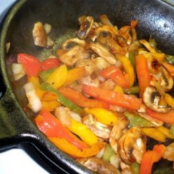 Stir Fried Mixed Peppers & Mushrooms