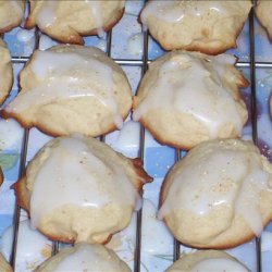 Iced Honey Lemon Cookies
