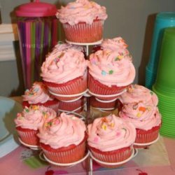 Pretty in Pink Strawberry Cupcakes