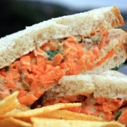 Nut and Carrot Sandwich