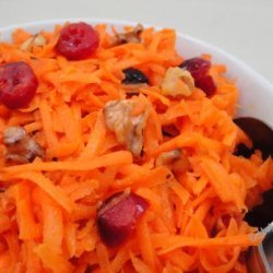 Carrot, Cranberry and Walnut Salad