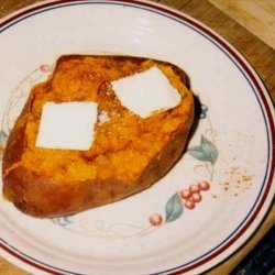 Twice-Baked Sweet Potato (For One)
