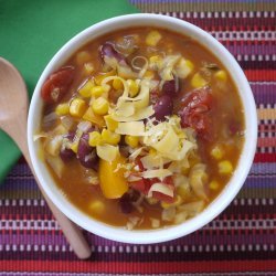 Mexican Corn and Bean Soup