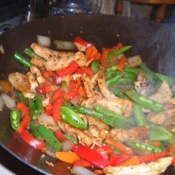 Pork and Green Bean Stir-Fry With Peanuts