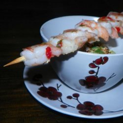 Chili Glazed Shrimp Skewers