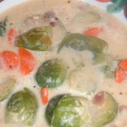 German Brussels Sprouts Soup