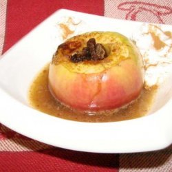 Almost Instant Baked Apple