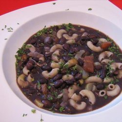Florentine White Bean Soup with Pasta