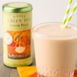 Peach and Ginger Green Tea Smoothie