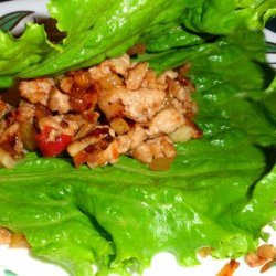 Pork Yuk Sung (Pork in Lettuce Leaves)