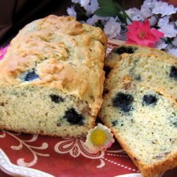 Blueberry Black Walnut Bread (Cake)