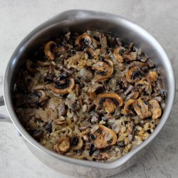 Mushrooms on Rice