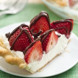 Strawberries & Cream Pie