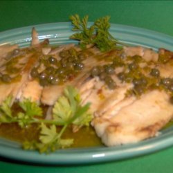 Broiled Fish With Buttery Caper Sauce