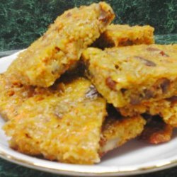 Oat Cuisine! Savoury Cheese, Nut and Oat Flapjacks
