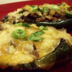 Poblano Rellenos-Appetizer or  just for 1   Meal.