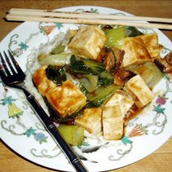 Steamed Vegetables With Tofu and Oyster Flavored Sauce