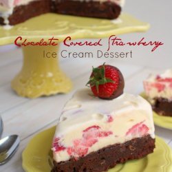 Strawberry Ice Cream Dessert