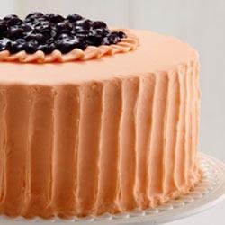 Orange Creme Blueberry Cake