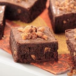 Chocolate Butterfinger Brownies