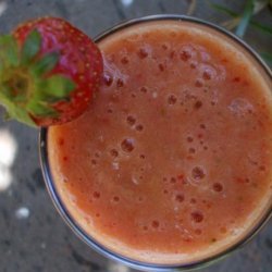 Peach and Strawberry Smoothie