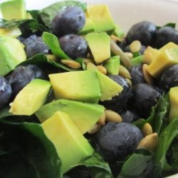 Citrusy Kale Salad W/ Blueberries and Pepitas (& Variations)