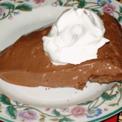 Moo-Less Chocolate Pie by Alton Brown
