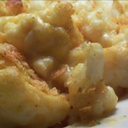 Cauliflower With Cheese and Chips
