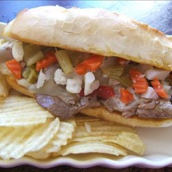 Chicago-Italian Roast Beef Sandwich