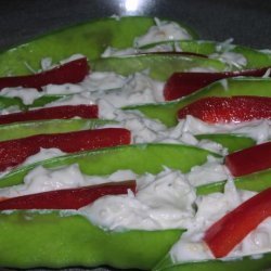 Crab Stuffed Snow Peas