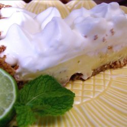 Mojito Pie (Lower Fat Than Regular Key Lime Pie)