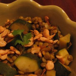 Spicy Curried Lentil Stew With Cashew Nuts