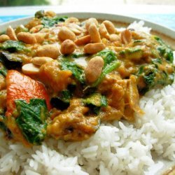 Spinach and Pumpkin Curry