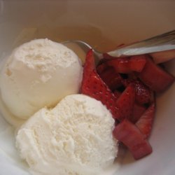 Rhubarb Strawberry Ice