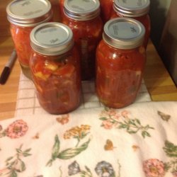 Zucchini in Tomato Sauce (Canning)