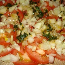 Tomato - Cucumber Salad With Fresh Basil