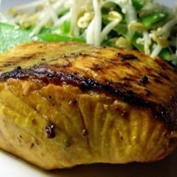 Lime Infused Atlantic Salmon With Asian Salad