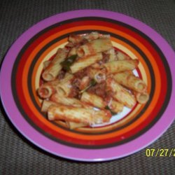 Ziti With Sausage and Cannellini