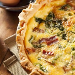 Quiche : Spinach and Bacon