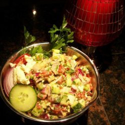 Tomato-Cucumber-Feta Salad