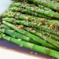 Asparagus With Lemon Browned Butter Sauce