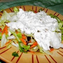Creamy Pancetta Dressing and Iceberg Lettuce