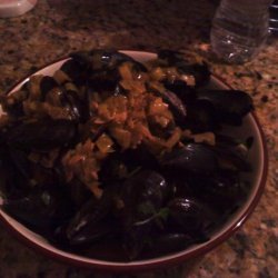 Mussels and Sweet Leeks