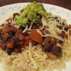 Super Quick Black Beans and Rice