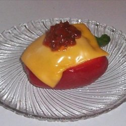 Stuffed Red Bell Peppers With Tuna