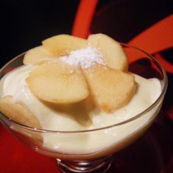 Apple-Rum Ricotta Cream Dessert