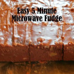 3 Minute Microwave Fudge